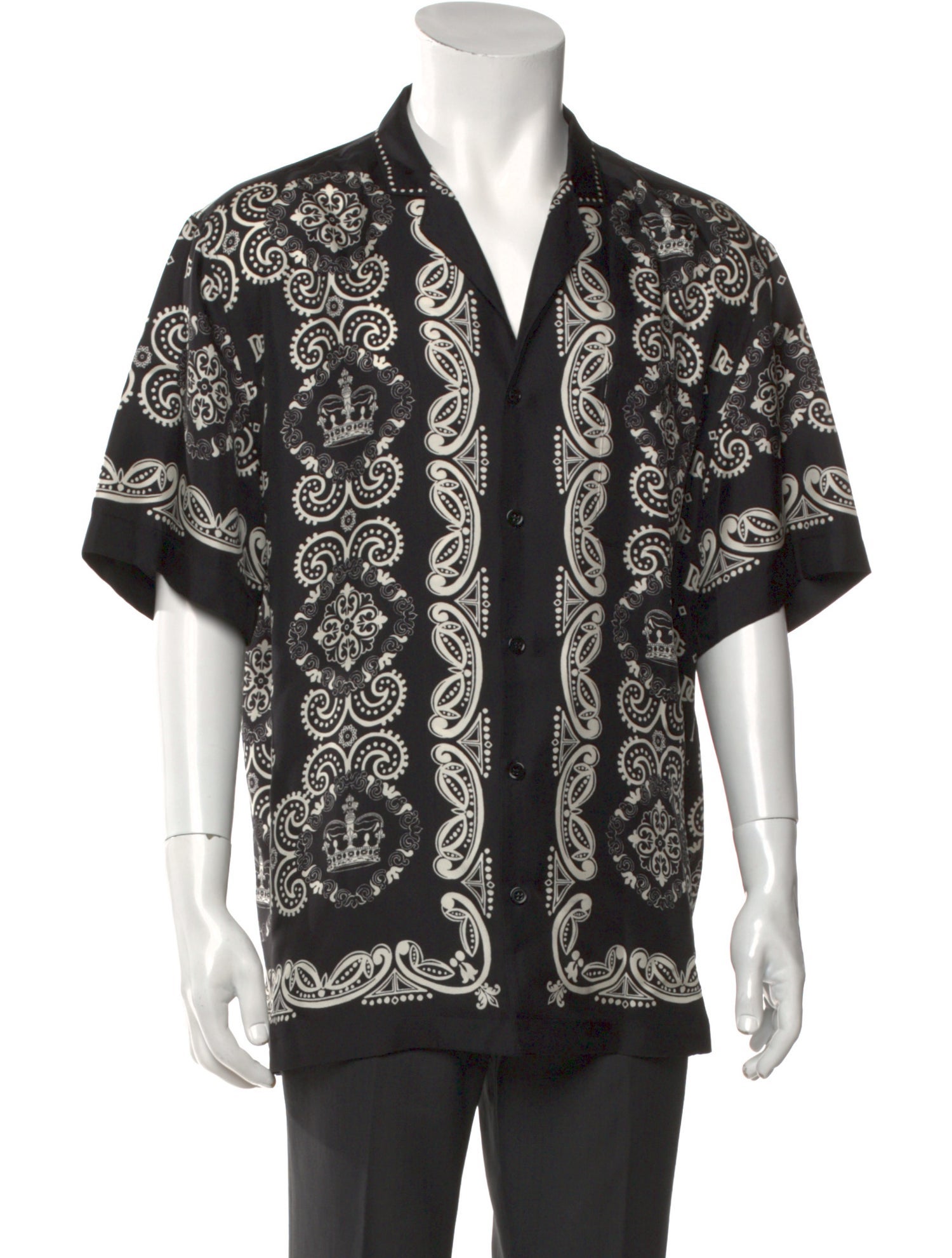 Dolce & Gabbana Silk Printed Shirt