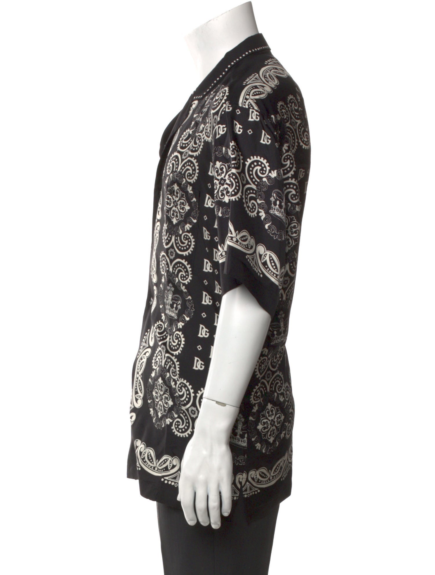 Dolce & Gabbana Silk Printed Shirt