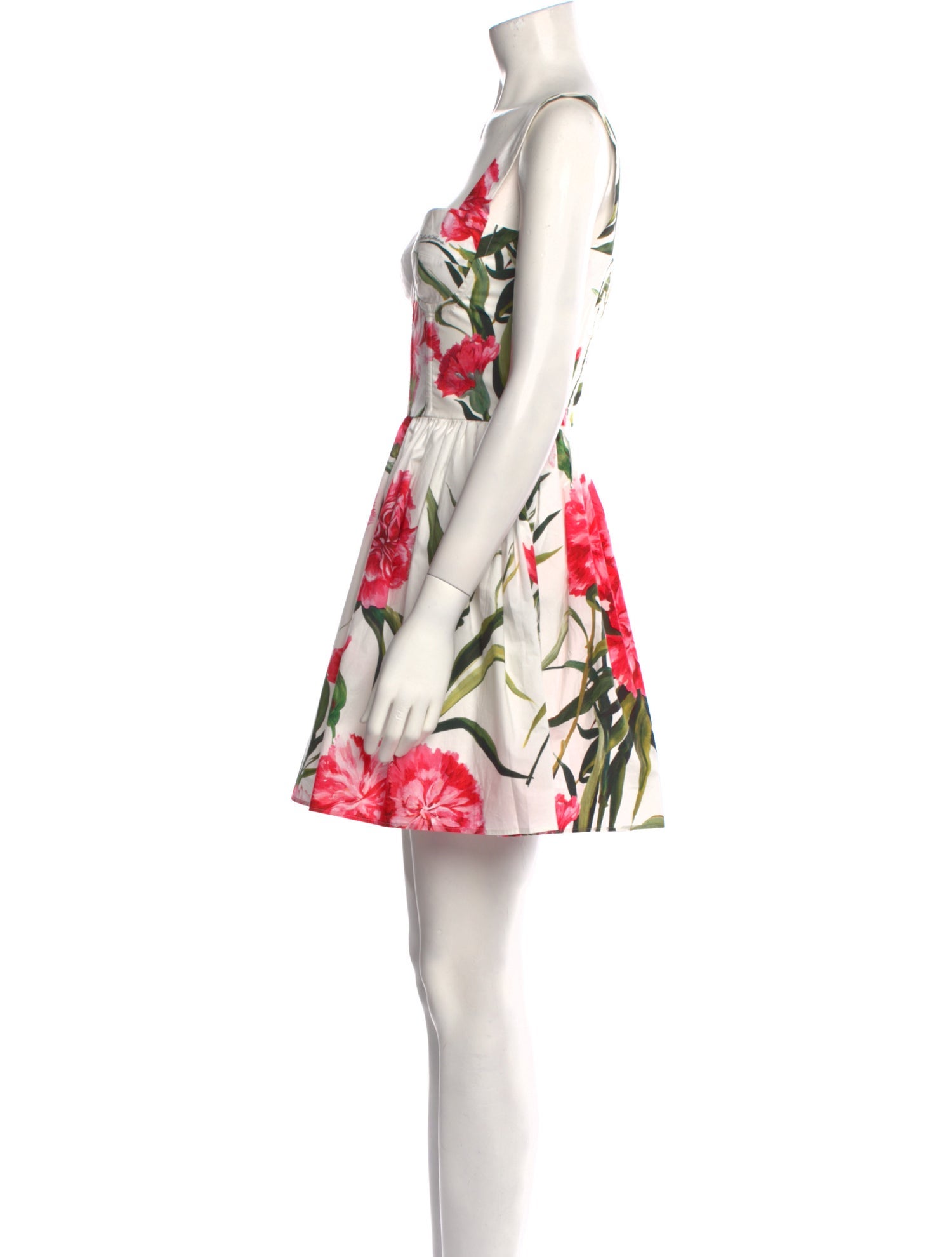 Dolce & Gabbana Floral Print Mini Dress w/ Tags
