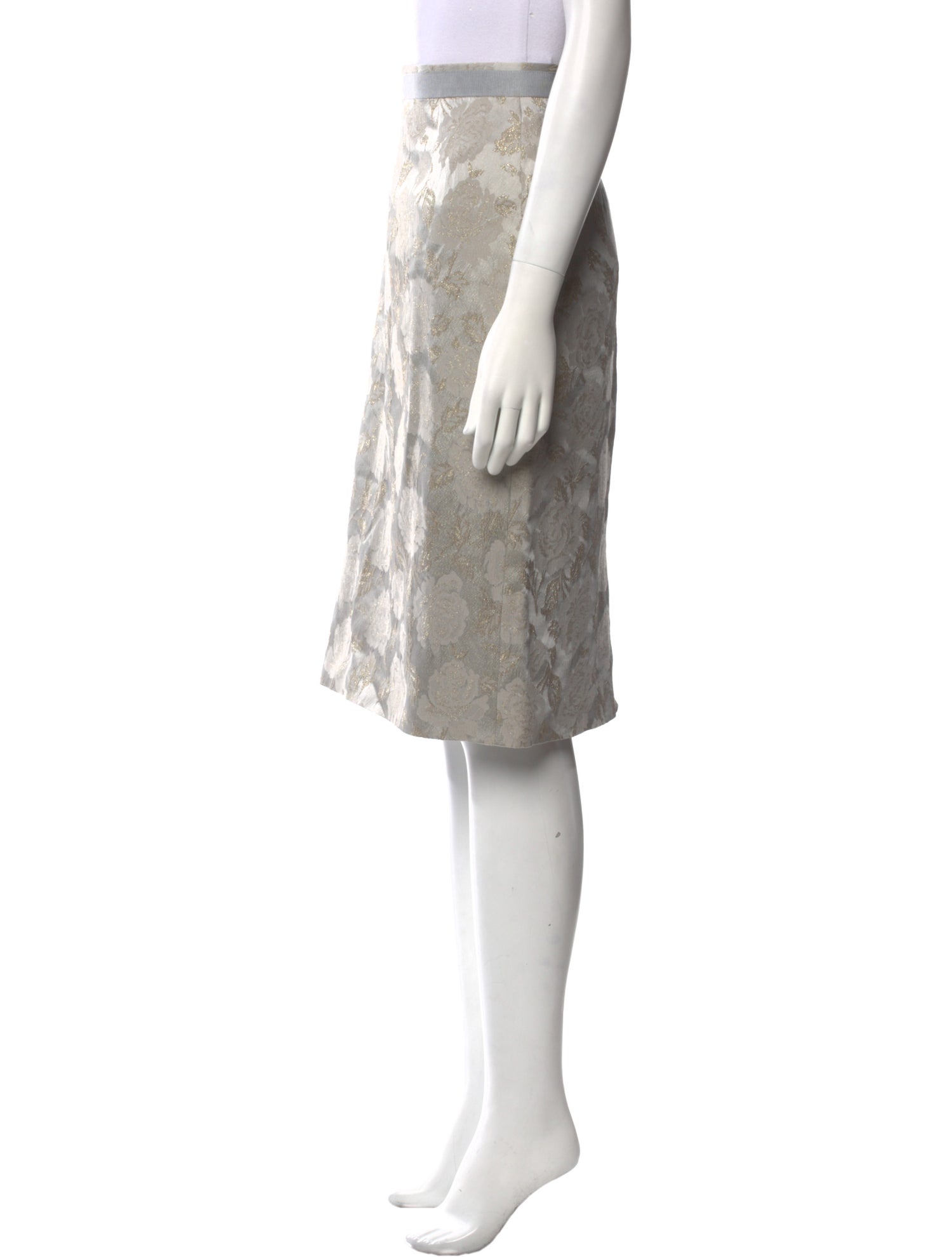 Dolce & Gabbana Floral Print Knee-Length Skirt