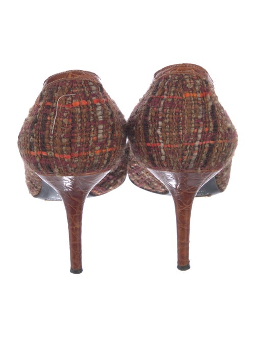 Dolce & Gabbana Tweed Tweed Pattern Pumps