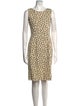 Dolce & Gabbana Polka Dot Print Knee-Length Dress
