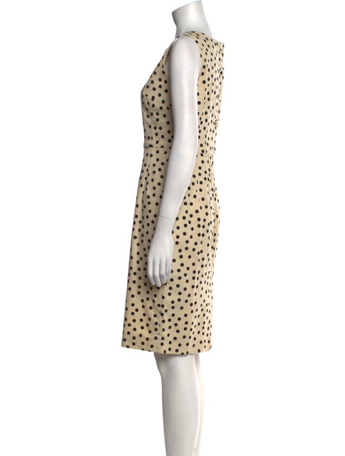 Dolce & Gabbana Polka Dot Print Knee-Length Dress