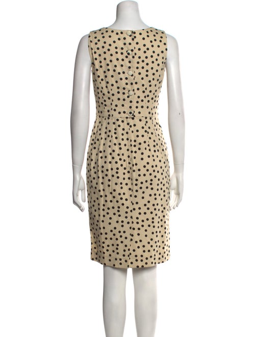 Dolce & Gabbana Polka Dot Print Knee-Length Dress