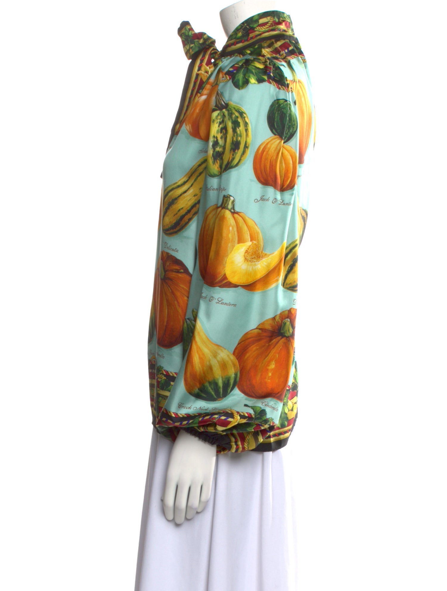 Dolce & Gabbana Silk Printed Blouse