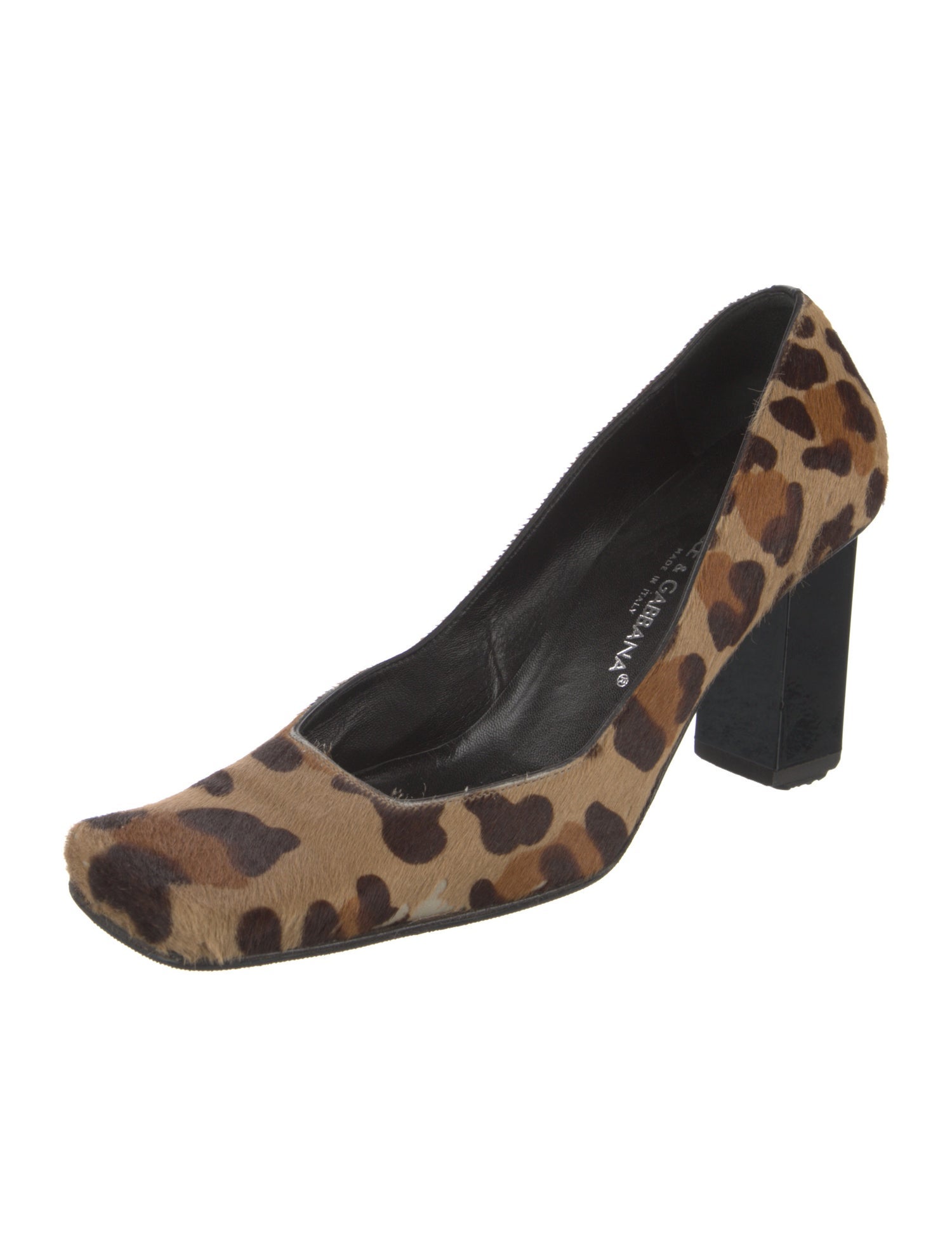 Dolce & Gabbana Ponyhair Animal Print Pumps
