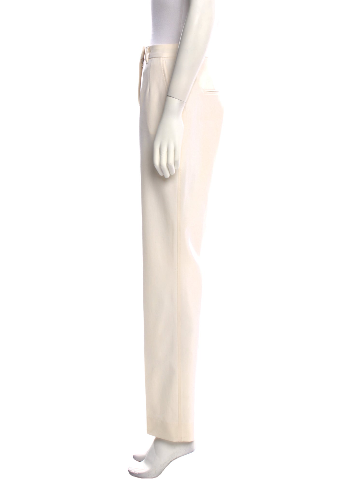 Dolce & Gabbana Virgin Wool Straight Leg Pants