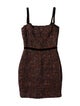 Dolce & Gabbana Virgin Wool Tweed Pattern Dress Set