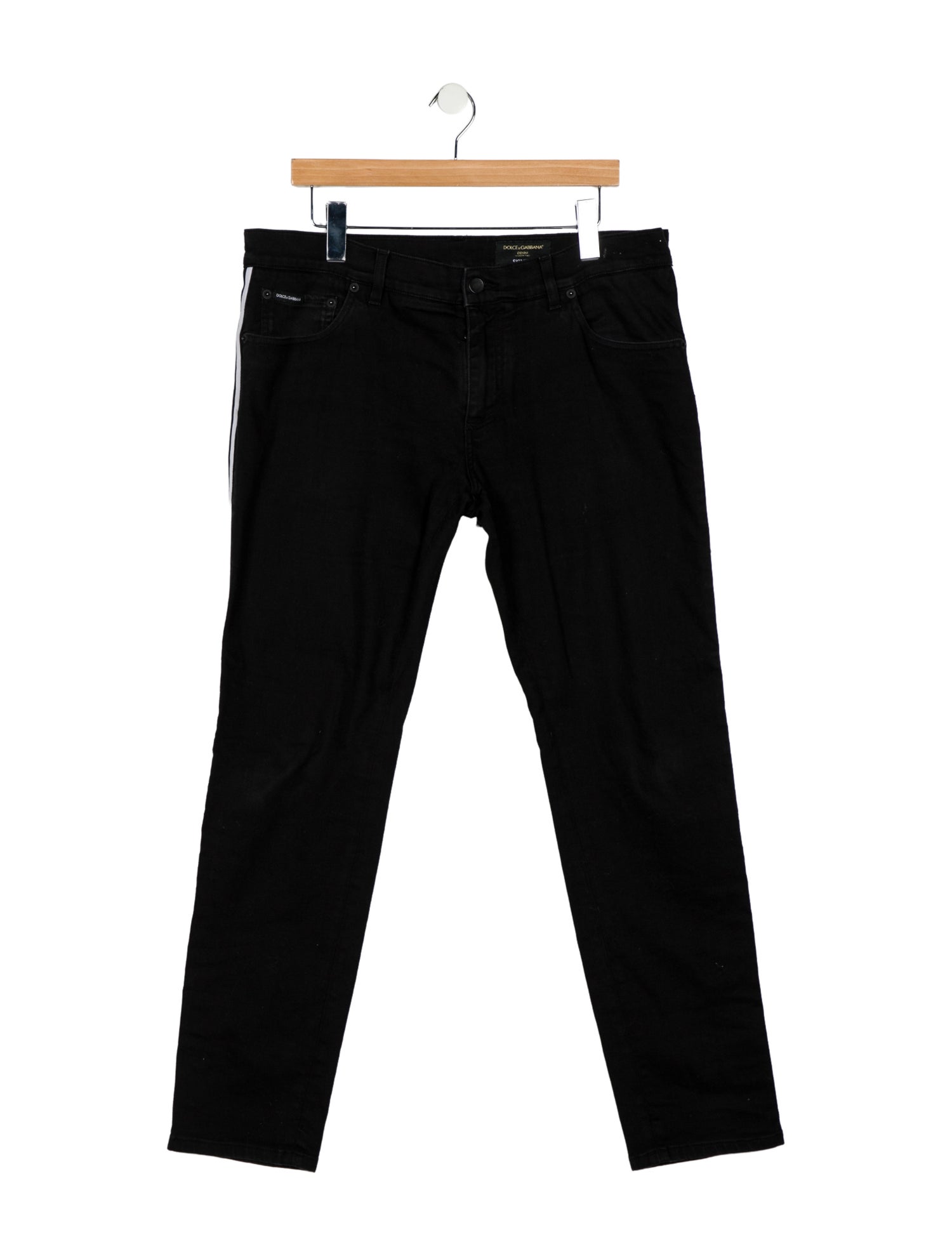 Dolce & Gabbana High-Rise Straight Leg Jeans