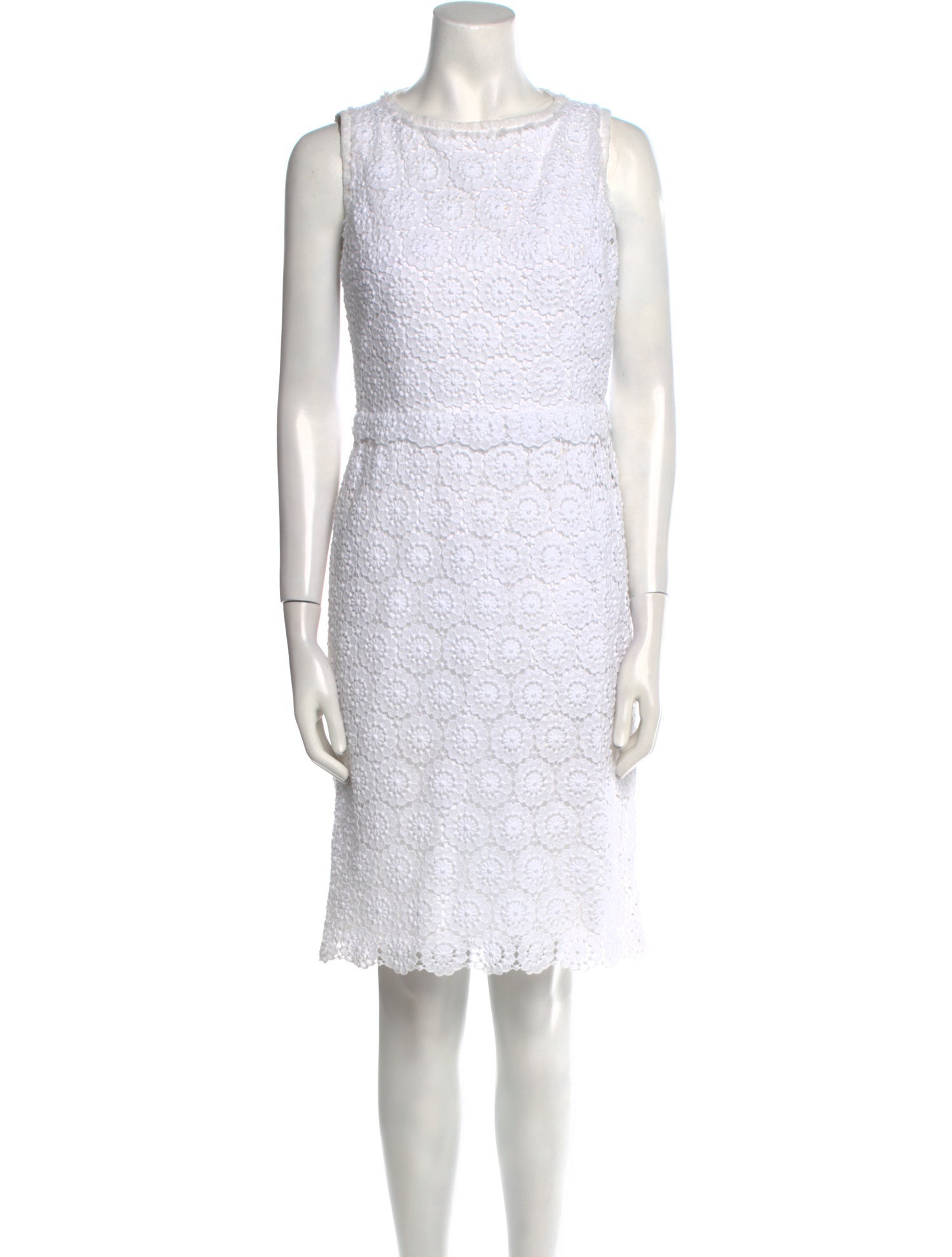 Dolce & Gabbana Bateau Neckline Knee-Length Dress