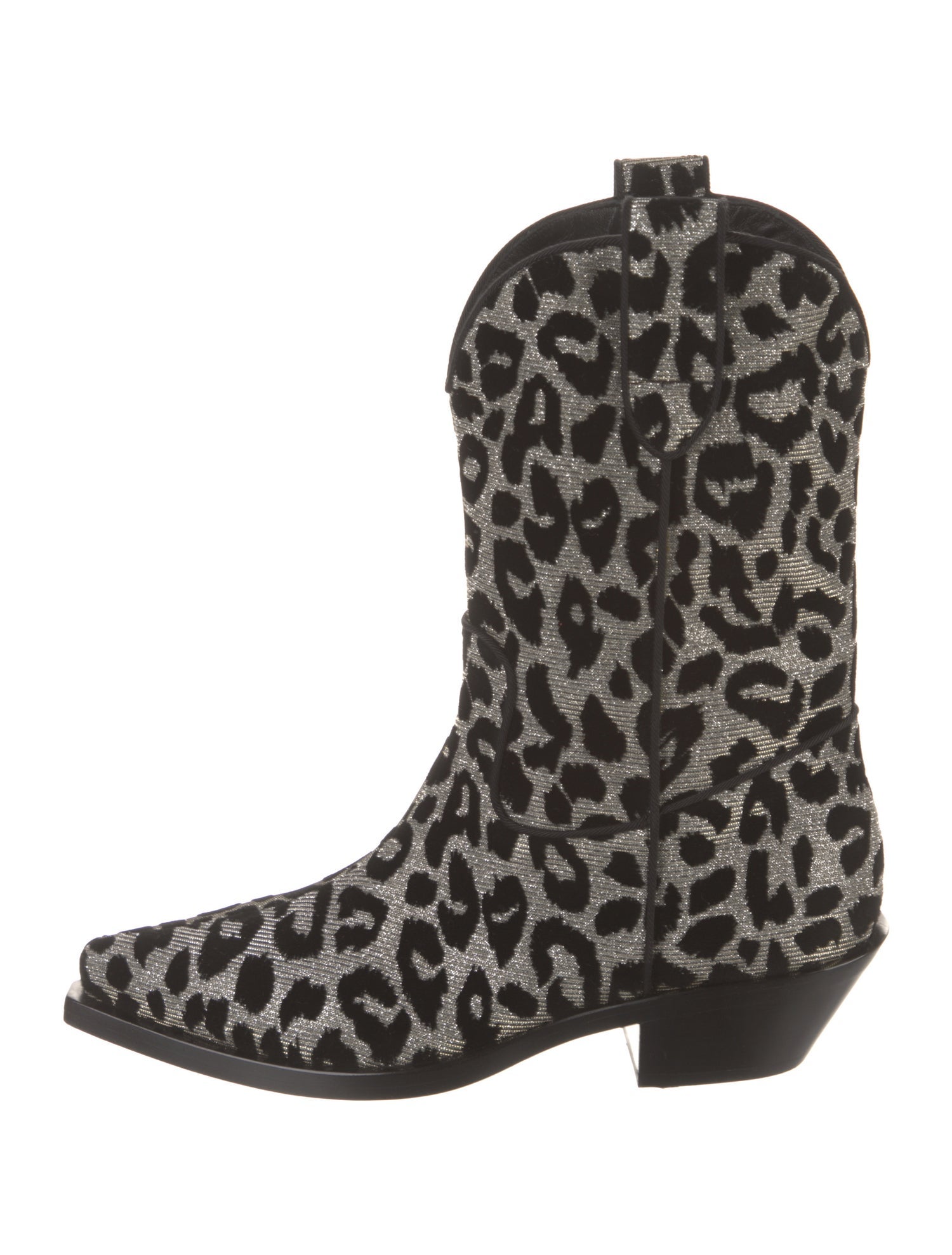 Dolce & Gabbana Animal Print Western Boots