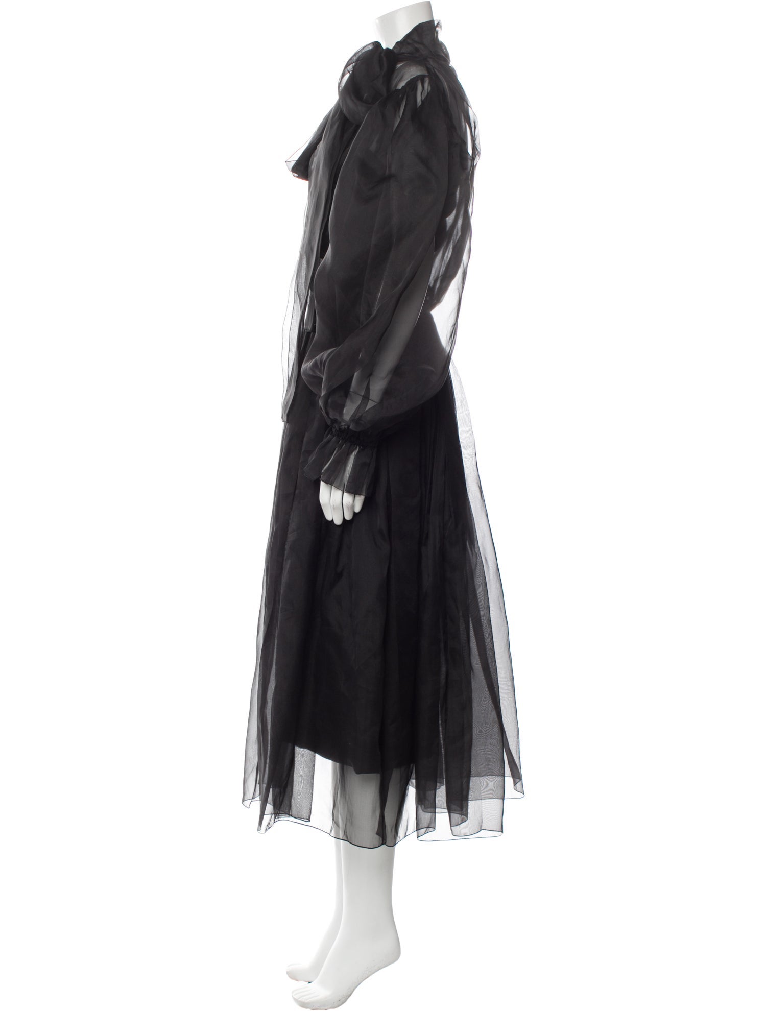 Dolce & Gabbana Silk Midi Length Dress w/ Tags