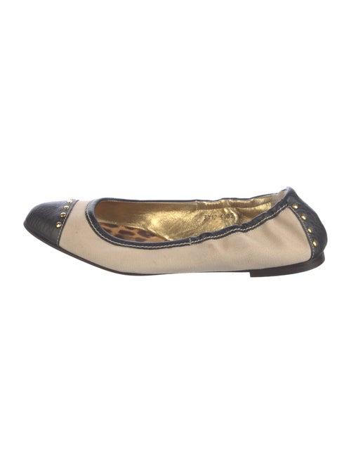Dolce & Gabbana Canvas Printed Ballet Flats