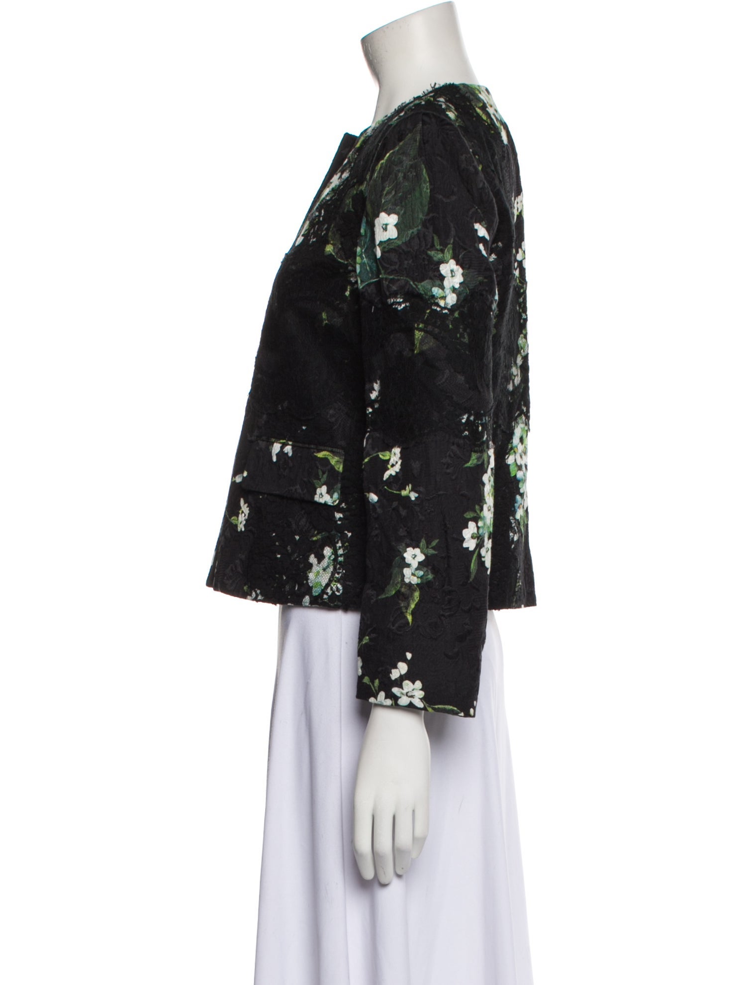 Dolce & Gabbana Floral Print Evening Jacket