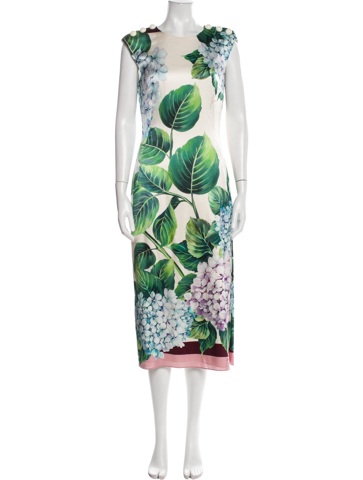 Dolce & Gabbana Silk Long Dress