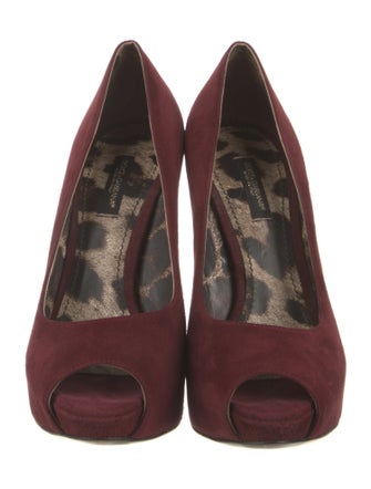 Dolce & Gabbana Suede Slingback Sandals