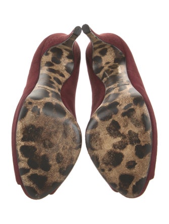 Dolce & Gabbana Suede Slingback Sandals