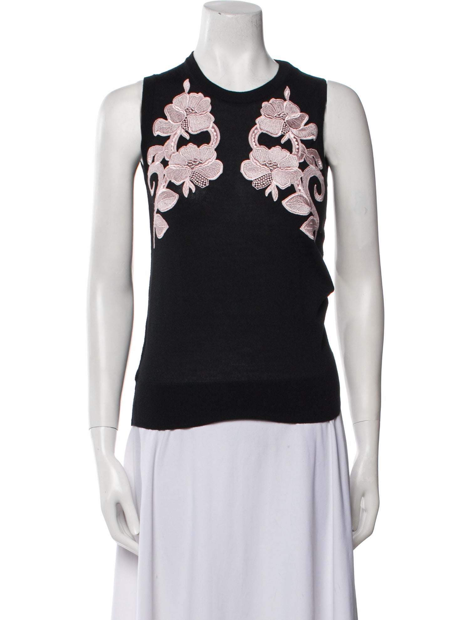 Dolce & Gabbana Cashmere Floral Print Sweater w/ Tags