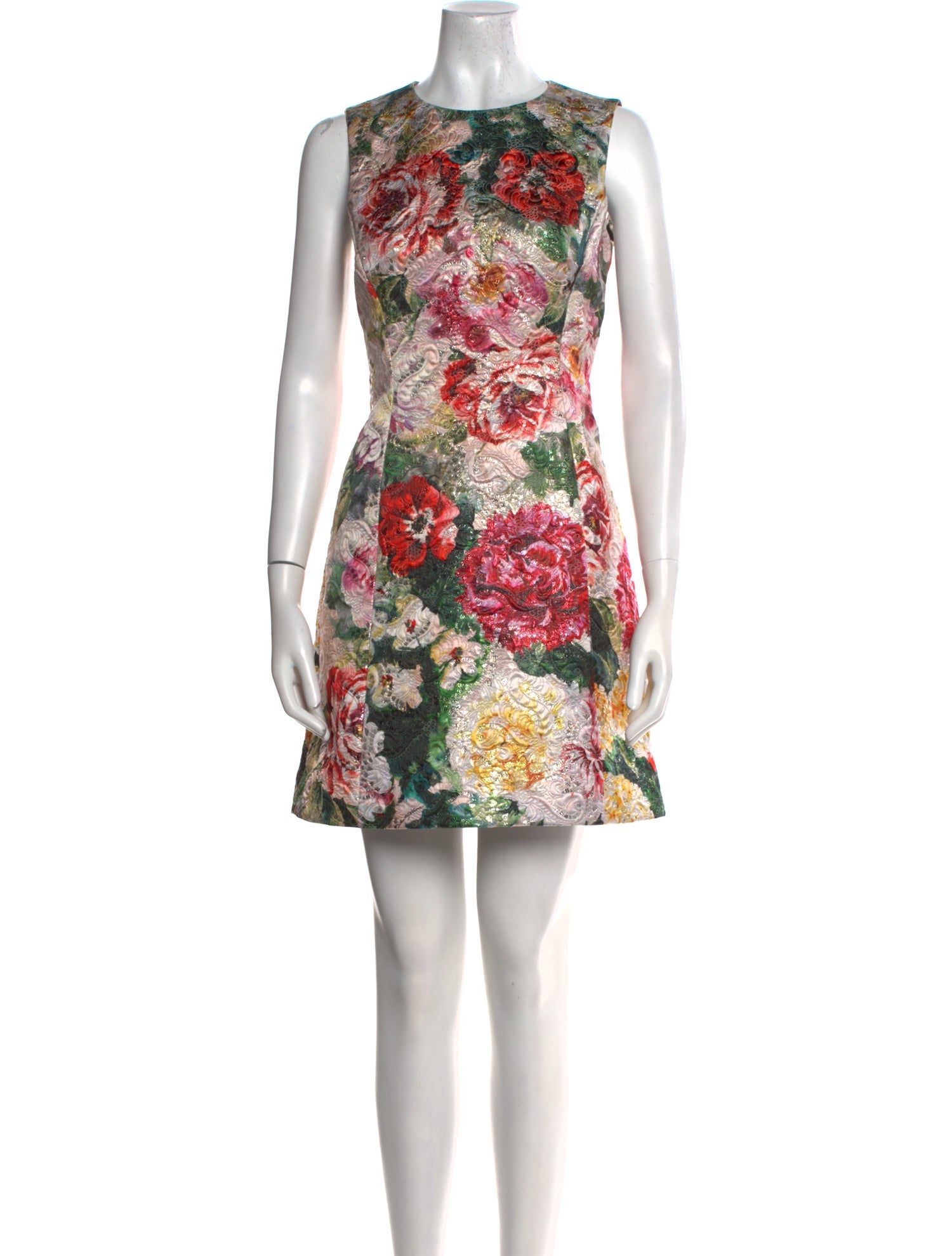 Dolce & Gabbana Floral Print Mini Dress