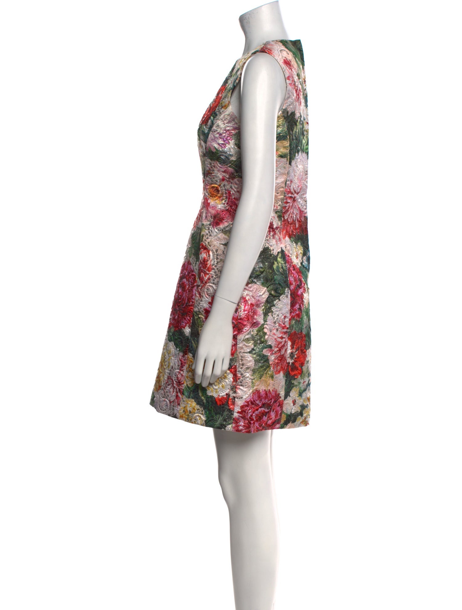Dolce & Gabbana Floral Print Mini Dress