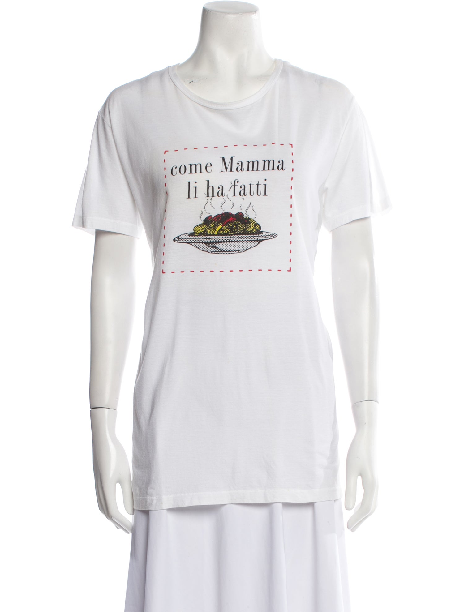 Dolce & Gabbana Graphic Print Crew Neck T-Shirt