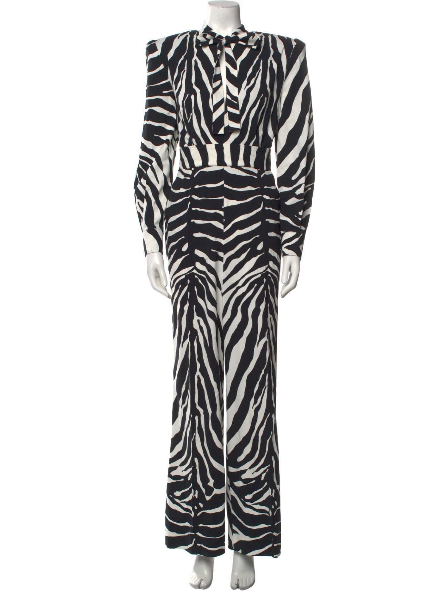 Dolce & Gabbana Silk Animal Print Jumpsuit
