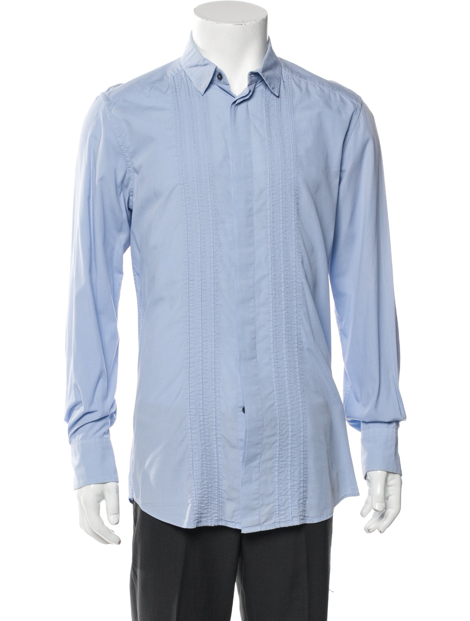 Dolce & Gabbana Long Sleeve Tuxedo Shirt