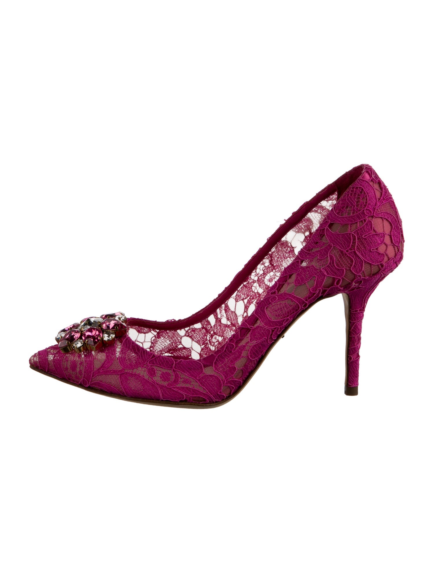 Dolce & Gabbana Lace Lace Pattern Pumps