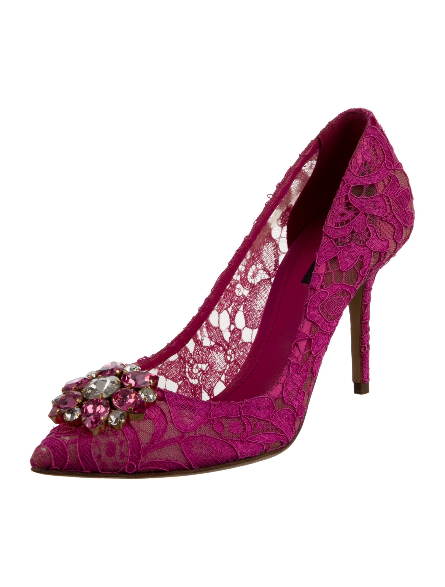 Dolce & Gabbana Lace Lace Pattern Pumps