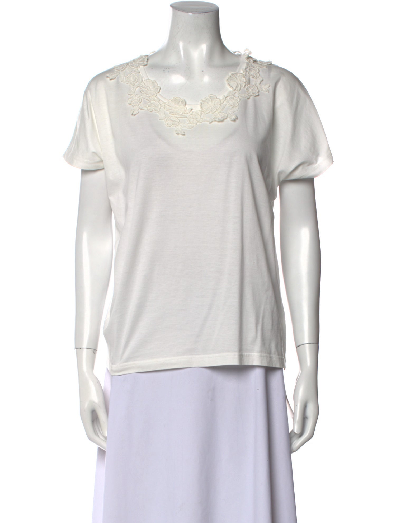 Dolce & Gabbana Scoop Neck Short Sleeve T-Shirt