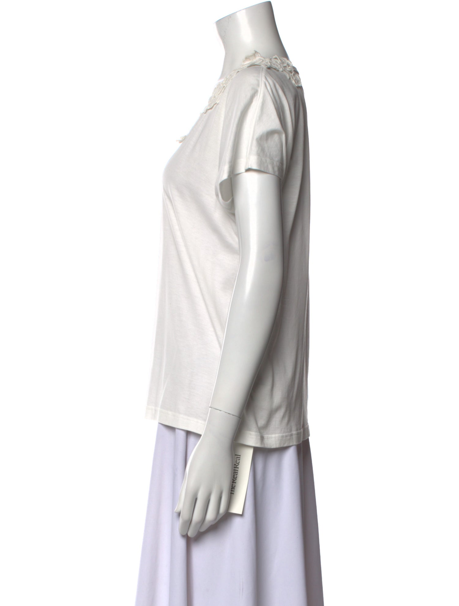 Dolce & Gabbana Scoop Neck Short Sleeve T-Shirt