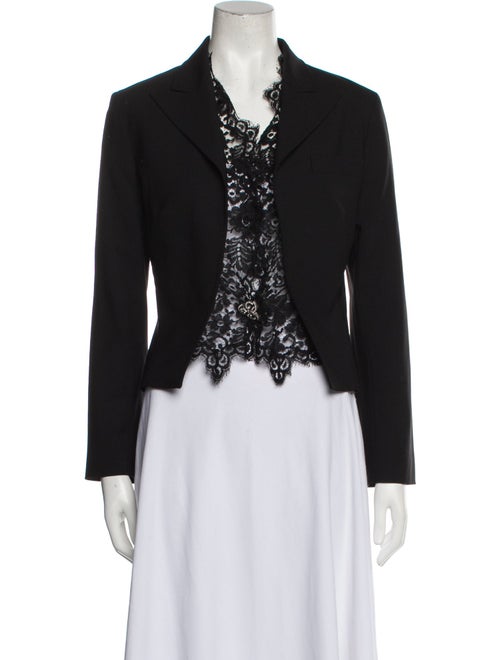 Dolce & Gabbana Wool Lace Pattern Evening Jacket