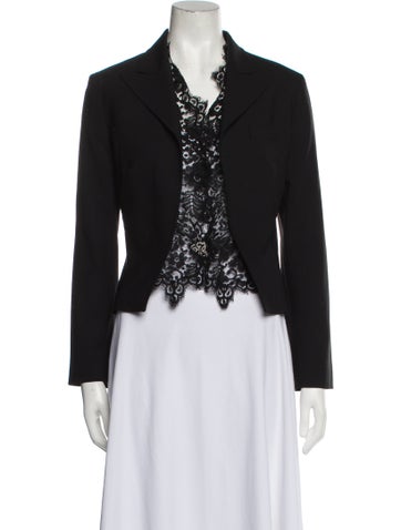 Dolce & Gabbana Jackets Wool Lace Pattern Evening Jacket XS