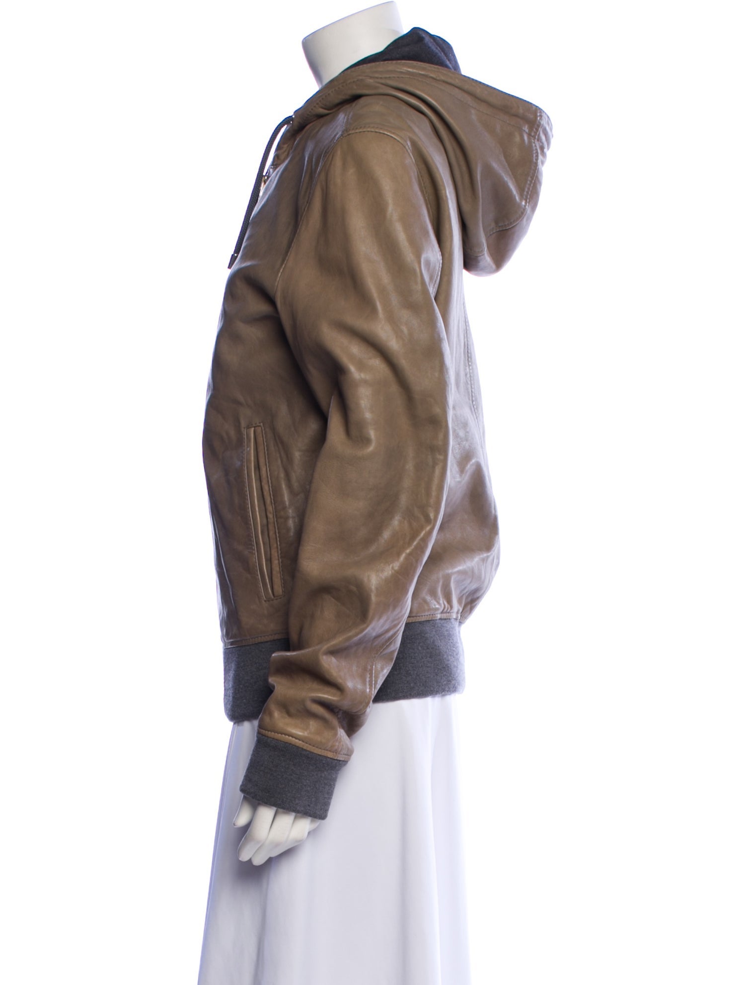 Dolce & Gabbana Lamb Leather Bomber Jacket