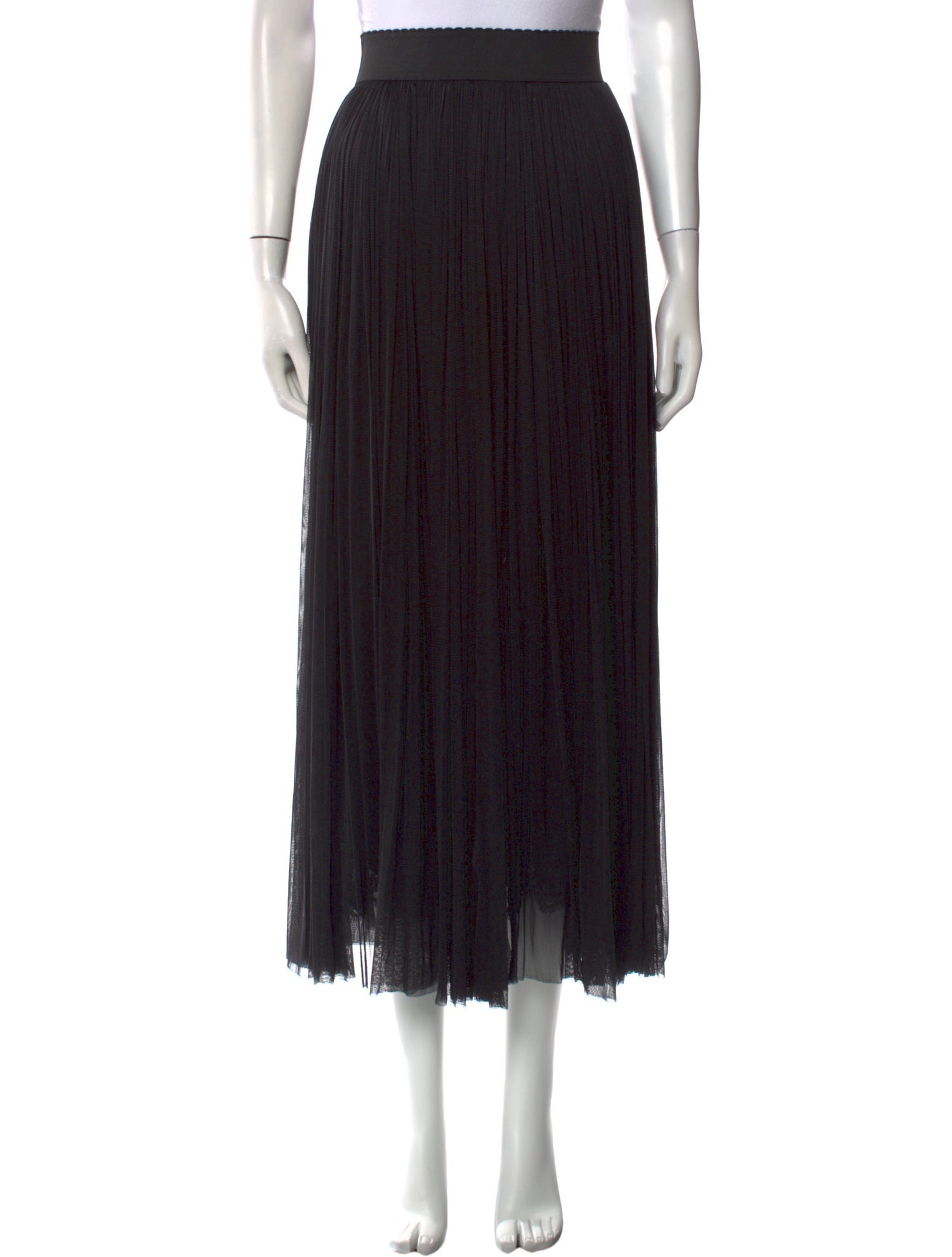 Dolce & Gabbana Silk Long Skirt w/ Tags