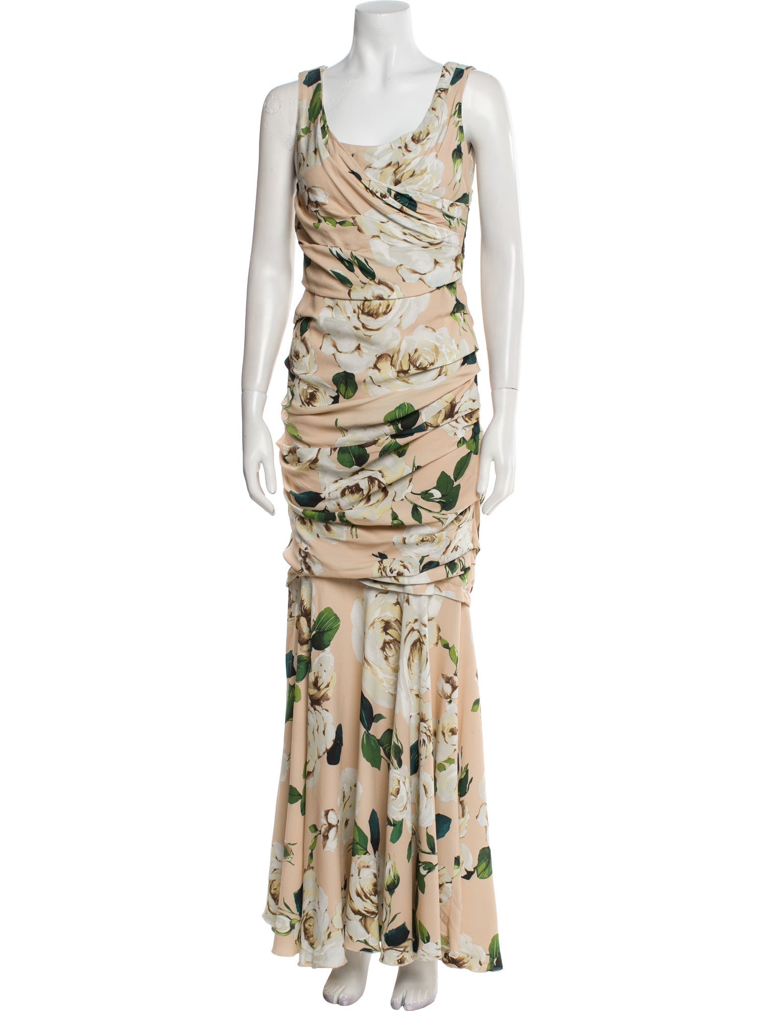 Dolce & Gabbana Floral Print Long Dress