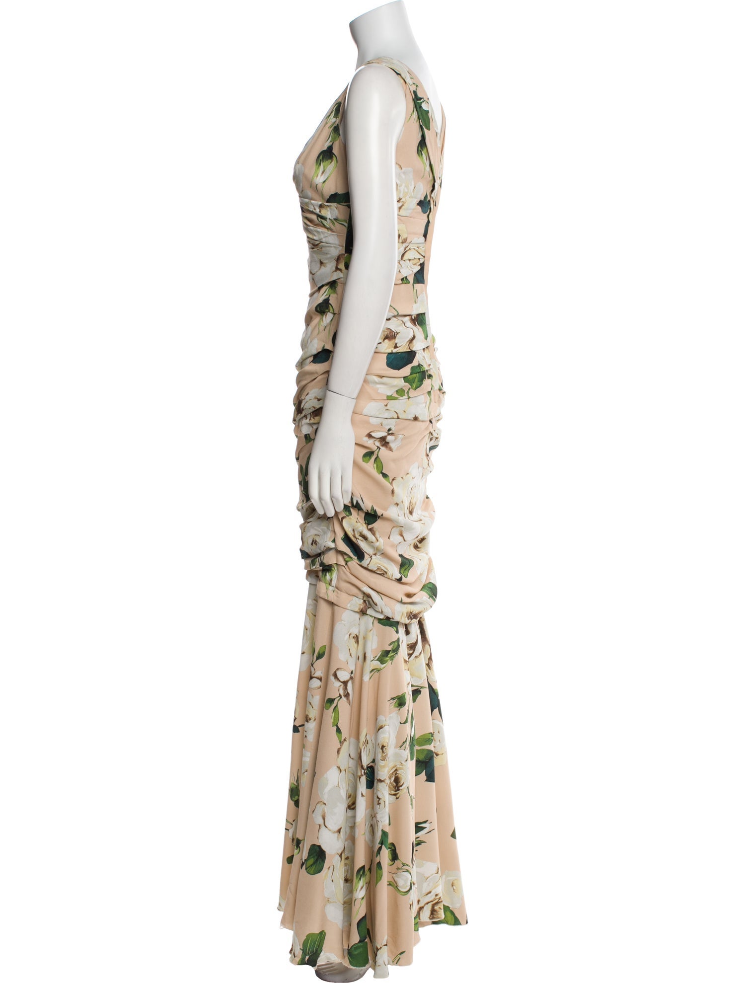 Dolce & Gabbana Floral Print Long Dress