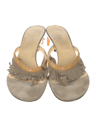 Dolce & Gabbana Suede Slides