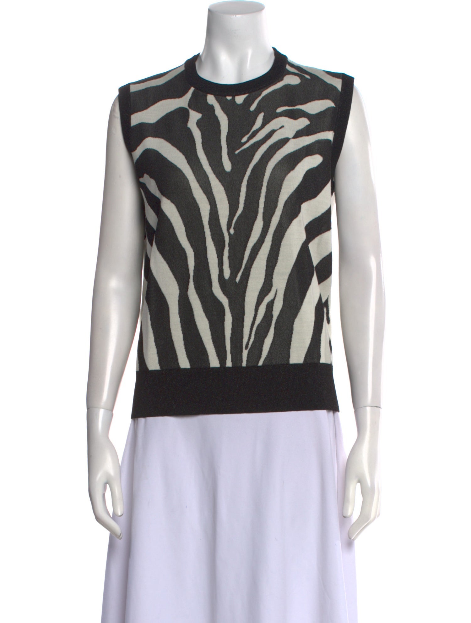 Dolce & Gabbana Virgin Wool Animal Print Sweater