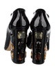 Dolce & Gabbana Patent Leather Crystal Embellishments Pumps
