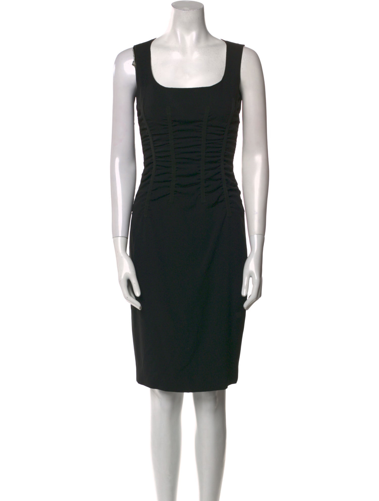 Dolce & Gabbana Square Neckline Knee-Length Dress