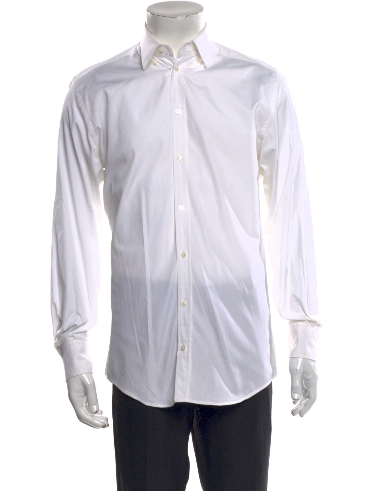 Dolce & Gabbana Striped Long Sleeve Dress Shirt