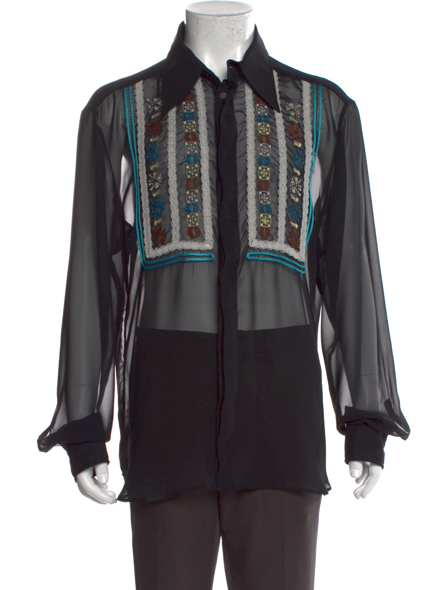 D&G Vintage Late 2000's - Early 2010's Tuxedo Shirt