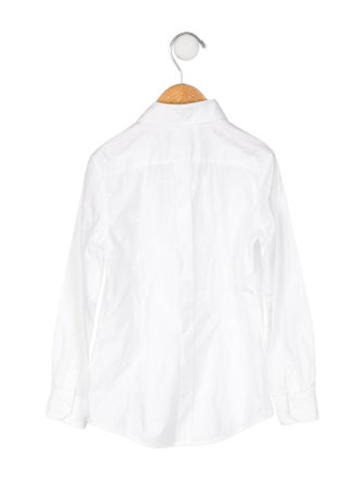 Dolce & Gabbana Toddler Boys' Patterned Long Sleeve Button Up Shirt
