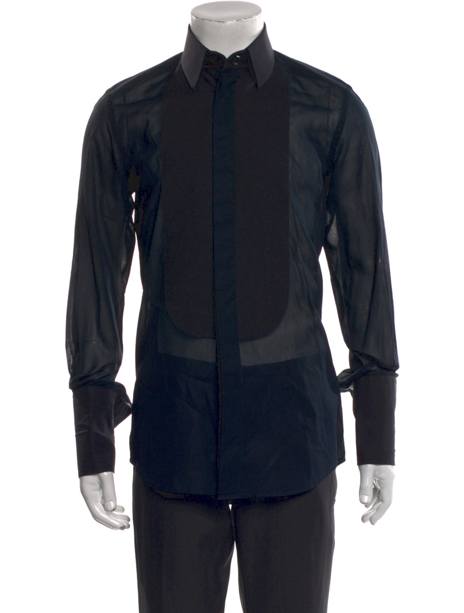 Dolce & Gabbana Long Sleeve Tuxedo Shirt
