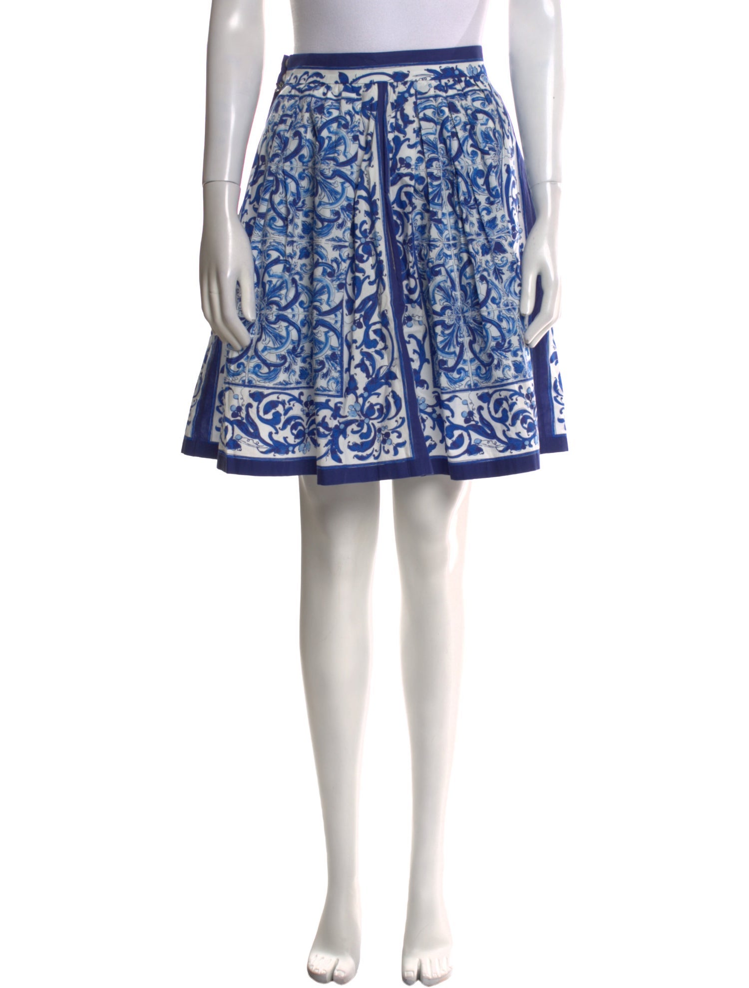 Dolce & Gabbana Printed Knee-Length Skirt