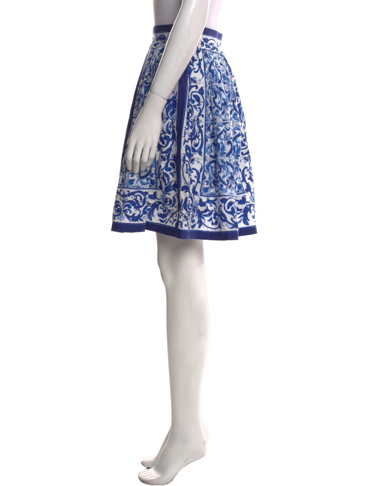 Dolce & Gabbana Printed Knee-Length Skirt