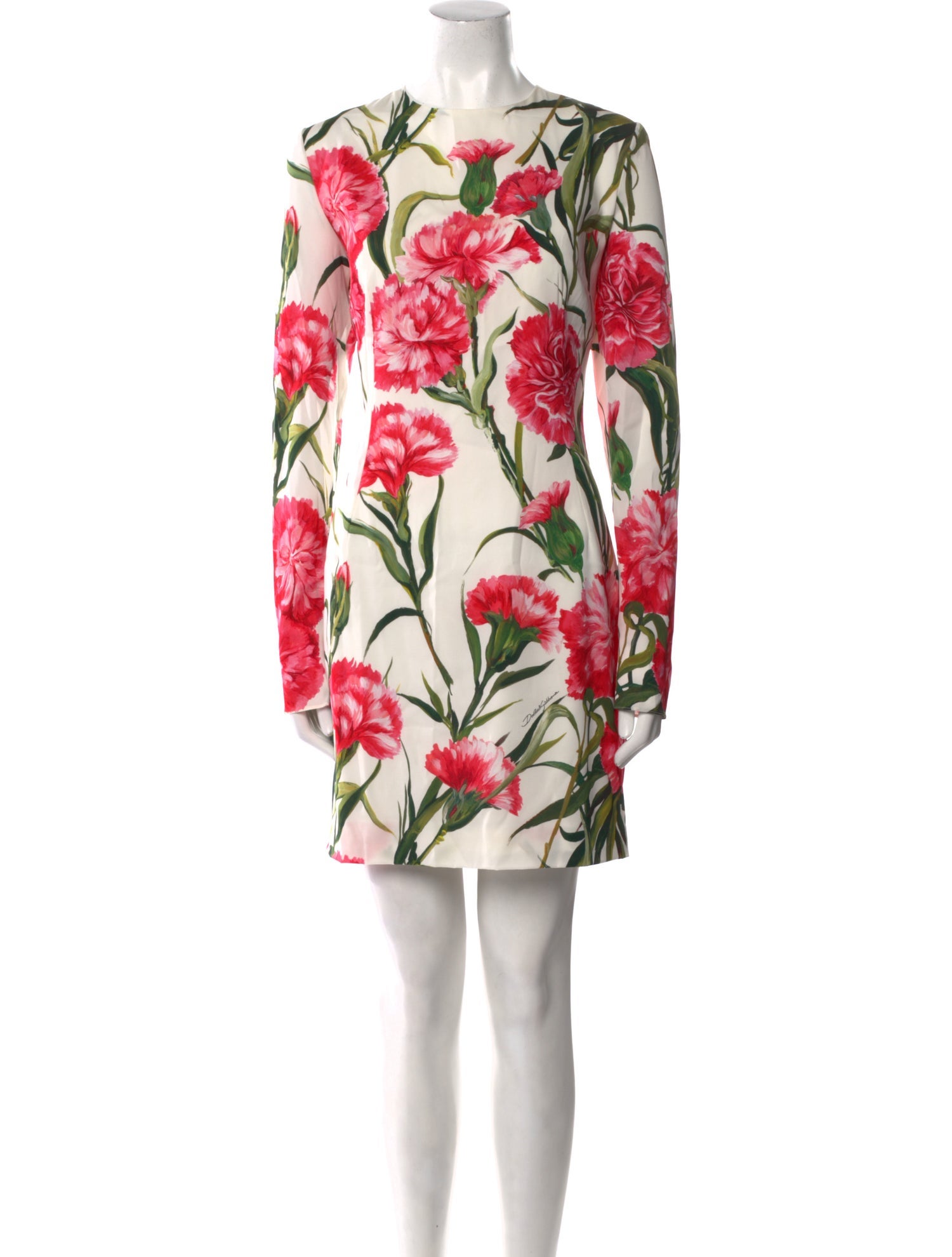 Dolce & Gabbana Silk Mini Dress w/ Tags