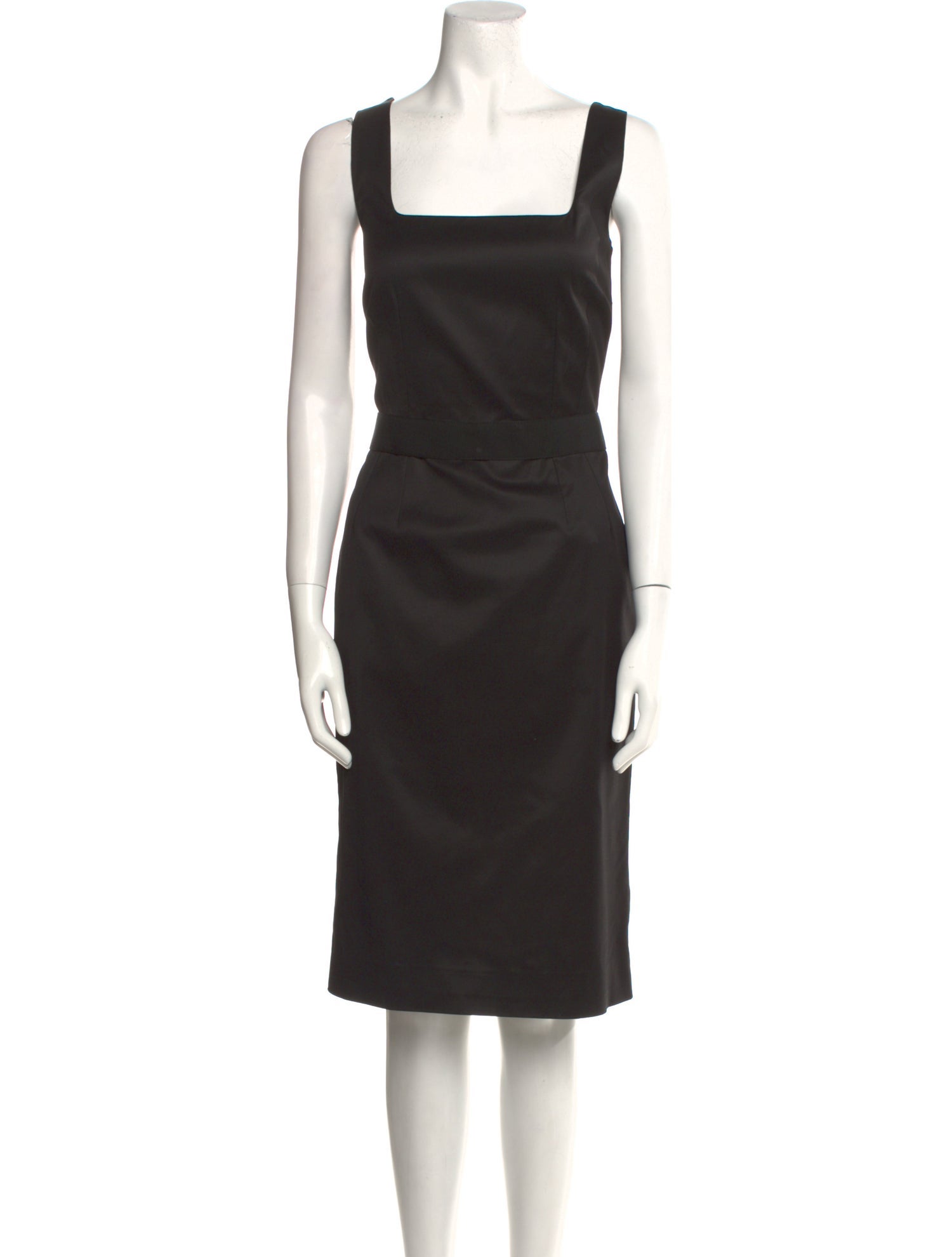 Dolce & Gabbana Square Neckline Midi Length Dress