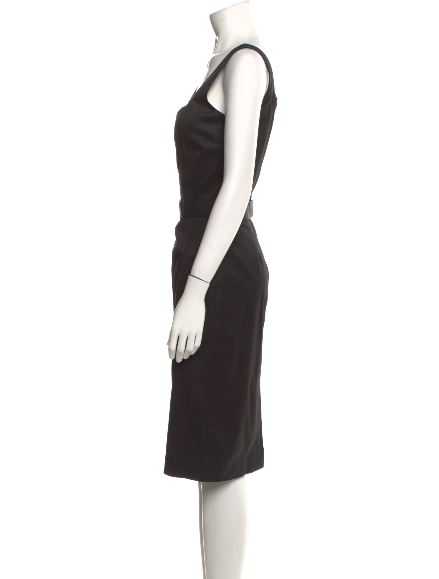 Dolce & Gabbana Square Neckline Midi Length Dress